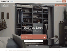 Tablet Screenshot of easyclosets.com